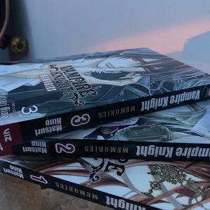 Vampier Knight Memories manga 1, 2 and 3